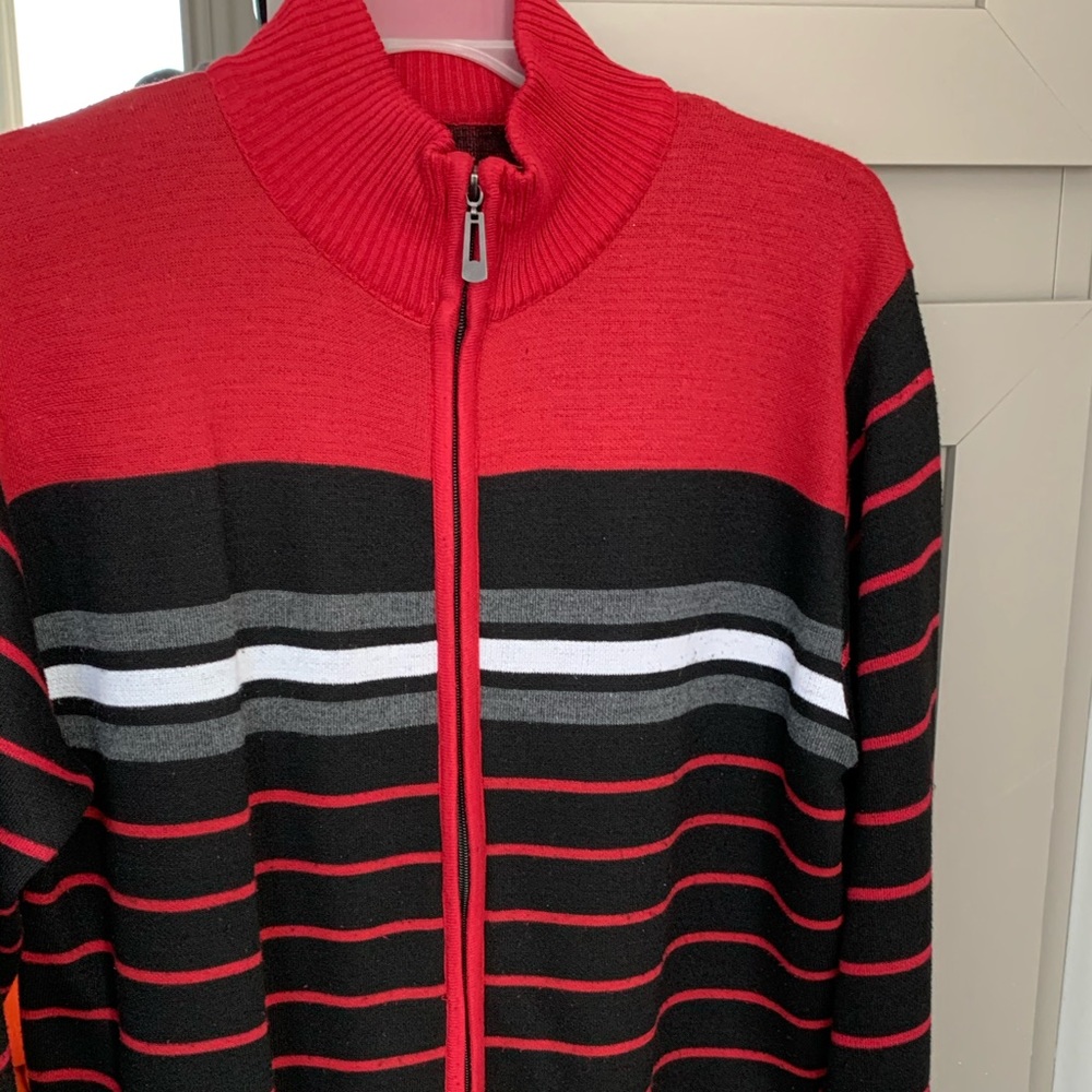 2xl sweater black/red/grey/white
